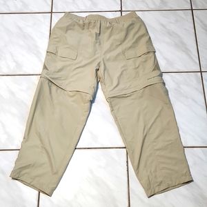 COLUMBIA PFG Men’s Convertible Zip Shorts Pants large 30 l